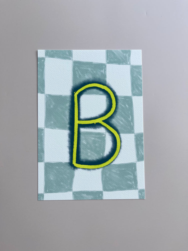 STUDIO CLEARANCE - SAMPLE LETTER B PRINT P7