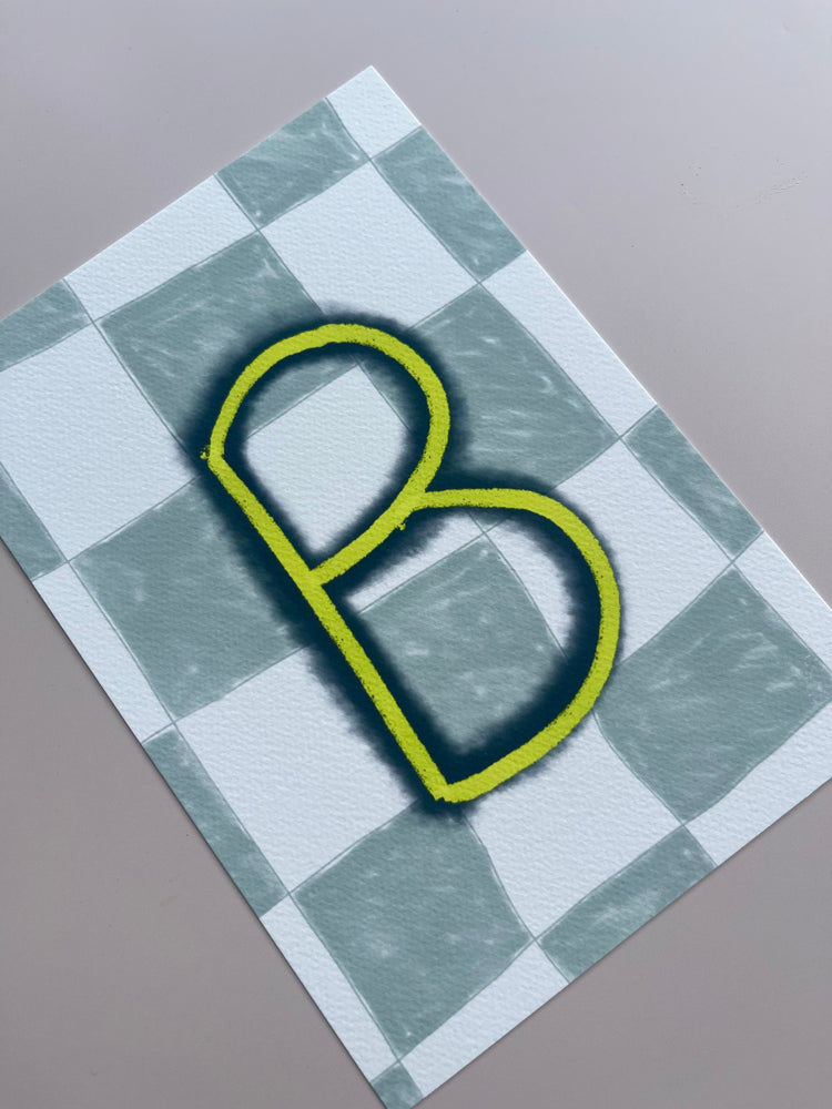 STUDIO CLEARANCE - SAMPLE LETTER B PRINT P7