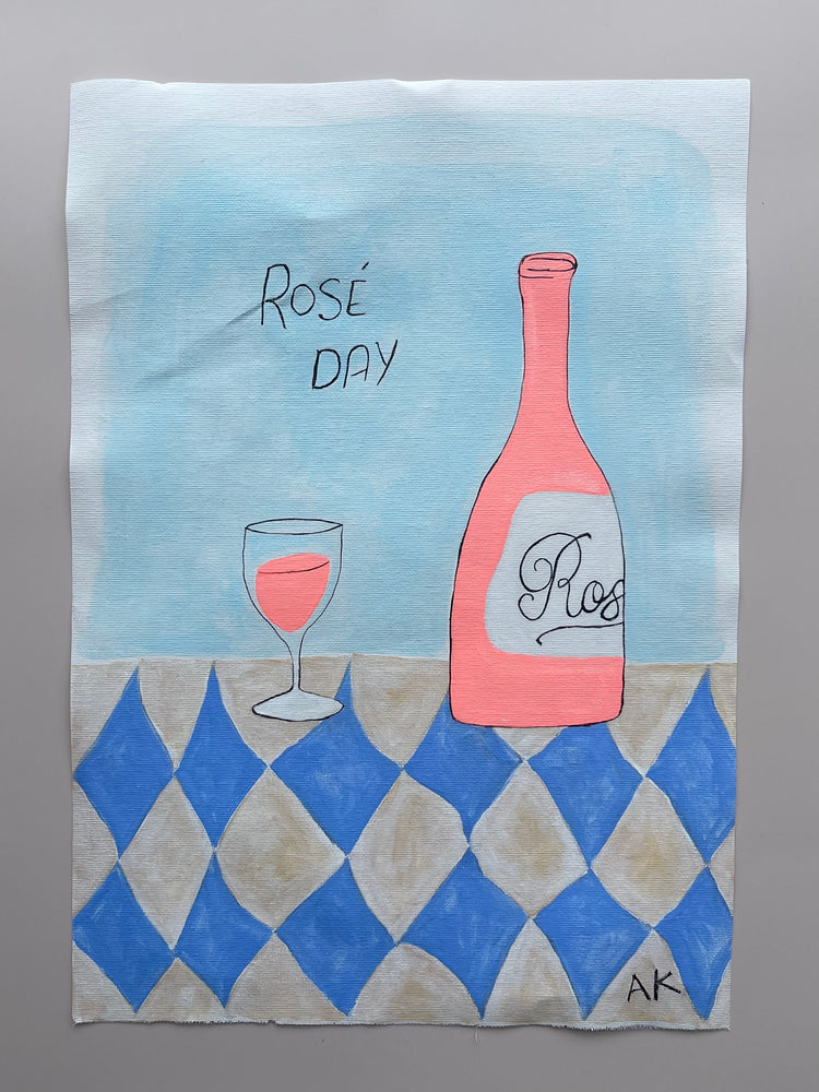 STUDIO CLEARANCE Rosé Day - Original Painting