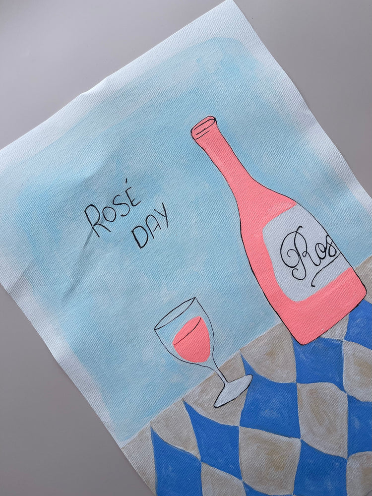 STUDIO CLEARANCE Rosé Day - Original Painting