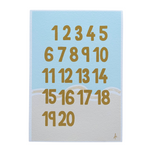 STUDIO CLEARANCE - SAMPLES ALPHABET + NUMBERS PAIR A4 #2A4