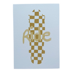 STUDIO CLEARANCE - SECONDS A4 RIDE BEIGE + GOLDEN #19A4