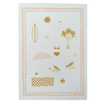 STUDIO CLEARANCE - SECONDS SEA A4 GOLDEN + PEACH  #24A4 (Copy)