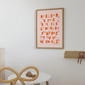 Alphabet Illustration - fine art print