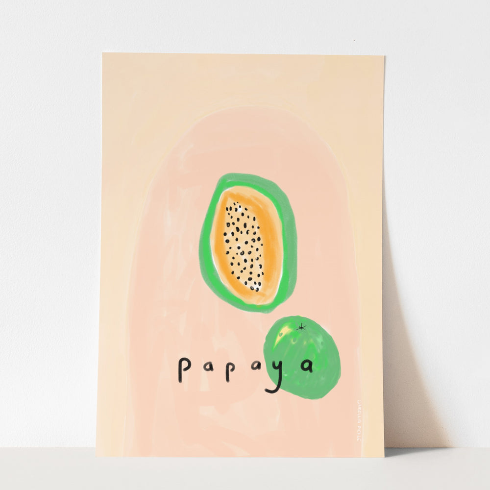 papaya - fine art print