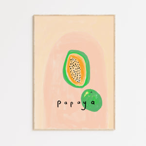 papaya - fine art print