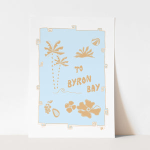 To the Beach - custom print