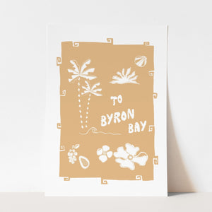 To the Beach - custom print